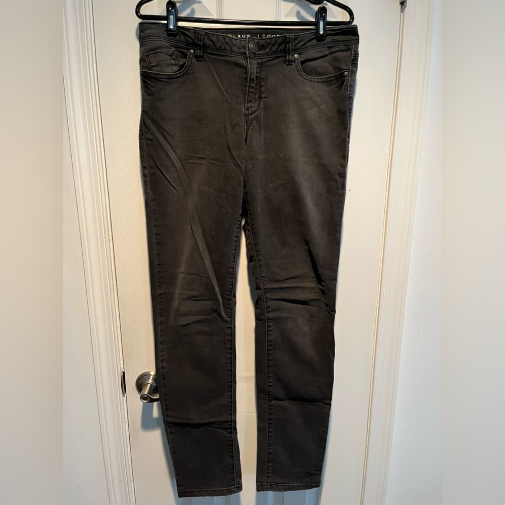Lauren Conrad faded black skinny jeans size 10